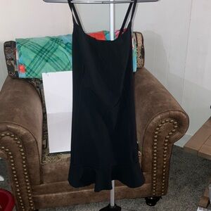 Aerie Black High Low Dress